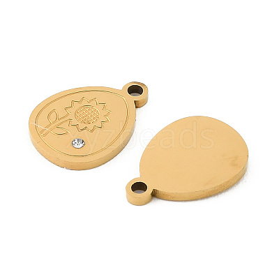 304 Stainless Steel Pendants LS-STAS-D215-05G-1