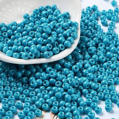 Baking Paint Glass Seed Beads SEED-H002-I-A508-1