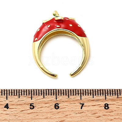 Brass Adjustable Cuff Rings RJEW-C143-01A-G-1