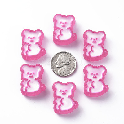 Transparent Acrylic Beads MACR-S374-07B-02-1