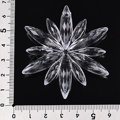 Transparent Acrylic Pendants TACR-T028-10A-1