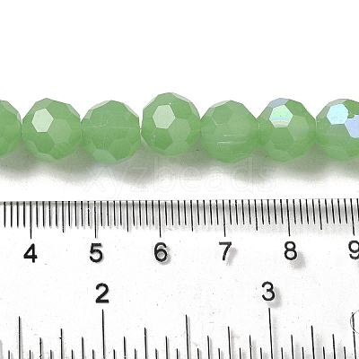 Imitation Jade Glass Beads Strands EGLA-A035-J10mm-L01-1
