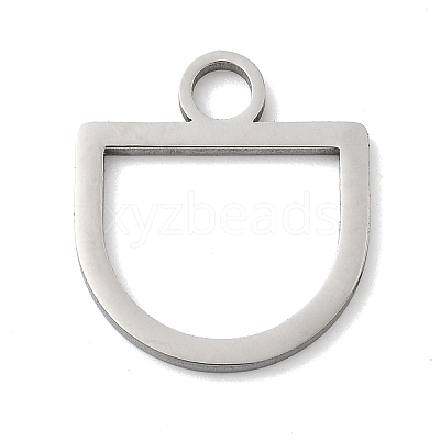 304 Stainless Steel Pendants STAS-P433-13B-P-1