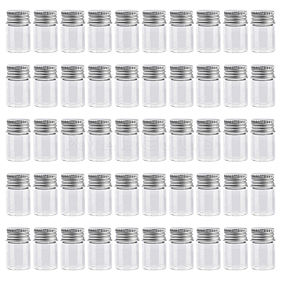 50Pcs Glass Bottles Bead Containers CON-DR0001-06A-1