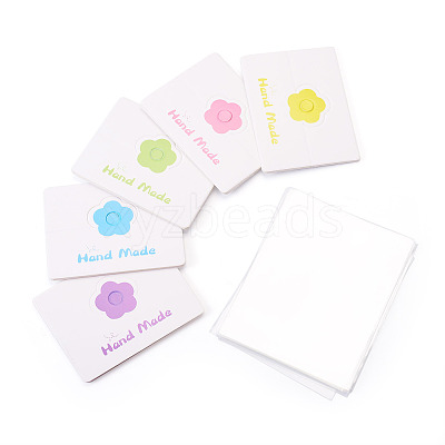 100Pcs Rectangle Clear Polypropylene Cellophane Bags CDIS-TA0001-37A-1