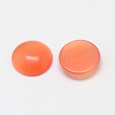 Cat Eye Cabochons CE-J002-8mm-01-1