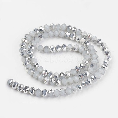 Electroplate Glass Beads Strands EGLA-A034-J10mm-M03-1