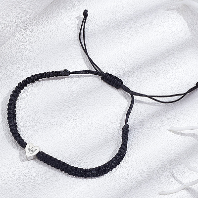 1Pc Adjustable Nylon Cord Braided Bracelets for Women Men BJEW-LP0001-34W-P-1