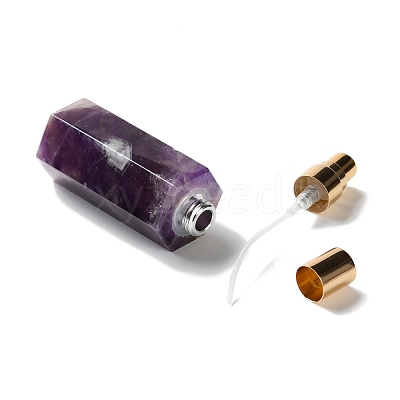 Natural Amethyst Perfume Bottle G-B131-04B-02-1