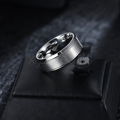201 Stainless Steel Finger Rings for Men WG1765E-27-1