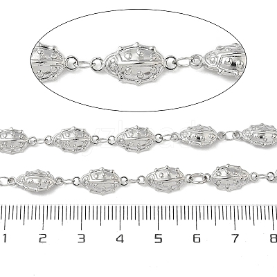 304 Stainless Steel Insects Link Chains CHS-U004-01A-P-1
