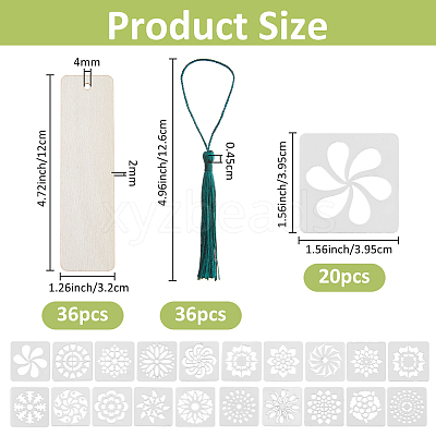 DIY Bookmark Making Kits DIY-FH0001-02A-1