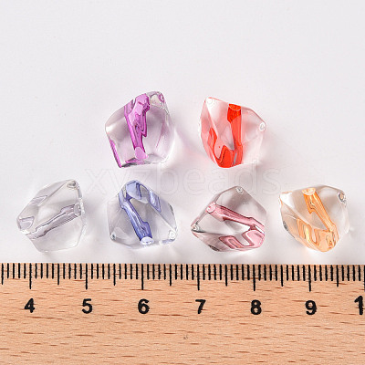 Transparent Acrylic Beads TACR-S154-04A-1