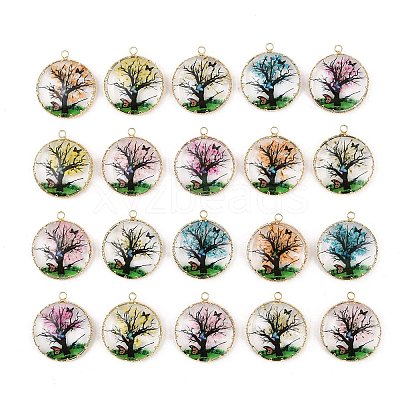 Brass Glass Pendants GL-CBA591C-02G-1
