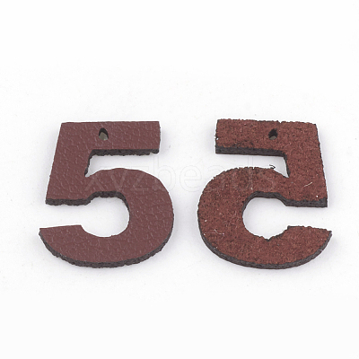 PU Leather Pendants FIND-T020-075C-1