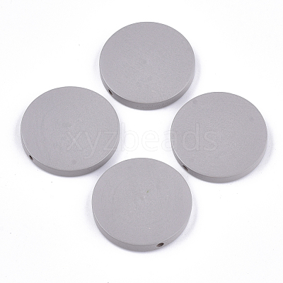 Painted Natural Wood Beads WOOD-S049-02A-07-1