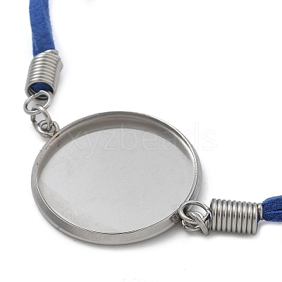 Faux Suede Double Cord Bracelet Making STAS-M084-10P-03-1