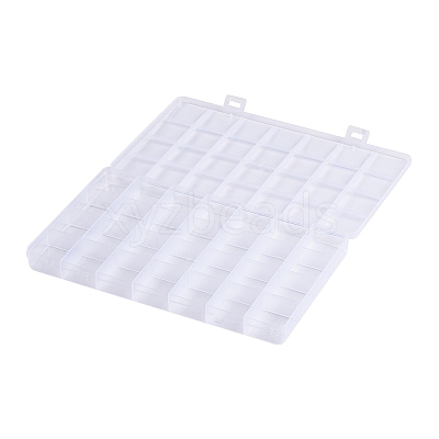 Transparent Plastic Bead Containers X1-CON-YW0001-13-1