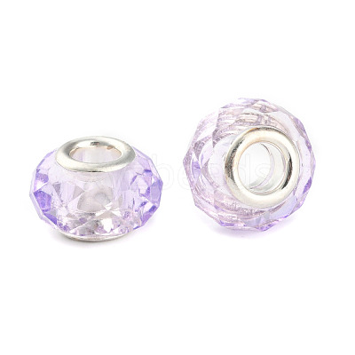 Handmade Glass European Beads GPDL25Y-31-1
