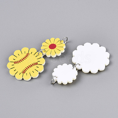 Printed Acrylic Pendants OACR-N144-05-1