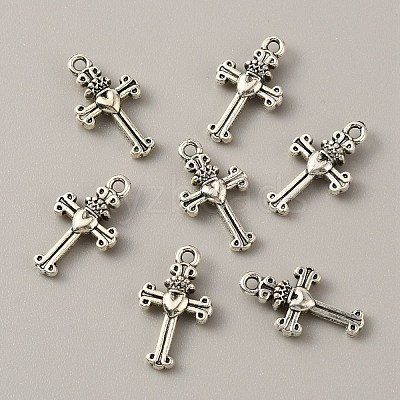 Tibetan Style Alloy Pendants FIND-CJC0007-42A-1