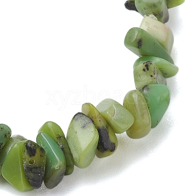 Natural Chrysoprase Beads Kids Bracelets BJEW-JB10611-01-1