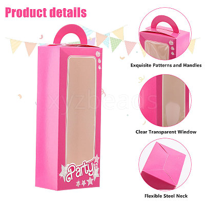 20Pcs Lovely Girl Paper Gift Storage Boxes CON-WH0093-06-1