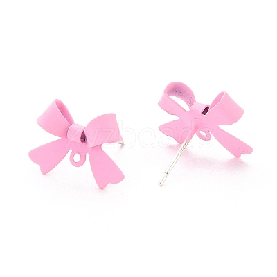 Alloy Stud Earring Findings EJEW-J102-08D-1
