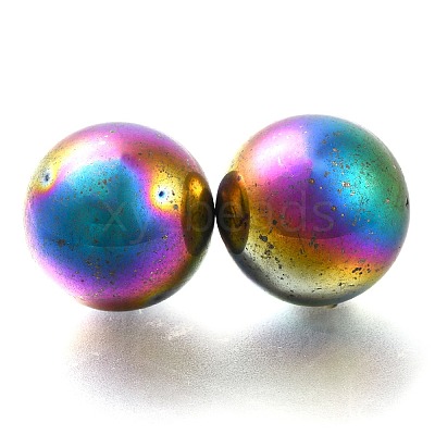 Synthetic Magnetic Hematite Sphere Beads G-C154-02RC-1