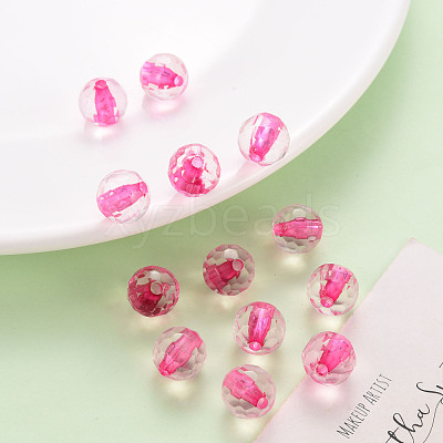 Transparent Acrylic Beads TACR-S154-10A-82-1