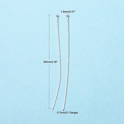 Brass Ball Head Pins RP0.7x60mm-S-1