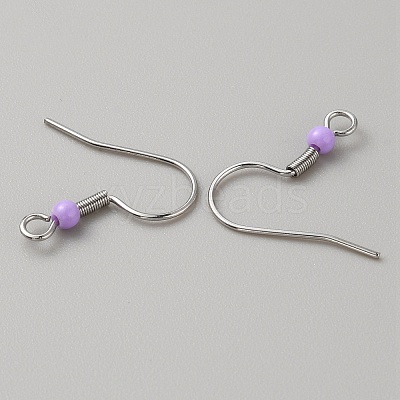 304 Stainless Steel Earring Hooks STAS-WH0027-64P-10-1