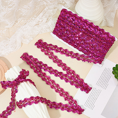 Metallic Braided Lace Trim OCOR-WH20020-23E-1