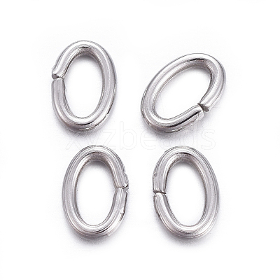 Tarnish Resistant 304 Stainless Steel Open Jump Rings A-STAS-F221-40P-K-1
