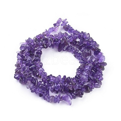 Natural Amethyst Beads Strands X-F014-1