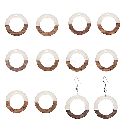Resin & Wood Pendants RESI-OL0001-10A-1