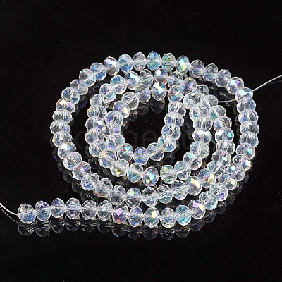 Electroplate Glass Beads Strands EGLA-A044-T2mm-L19-1