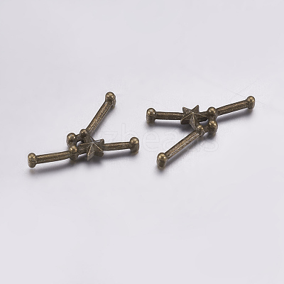 Alloy Cabochons PALLOY-L204-11AB-1