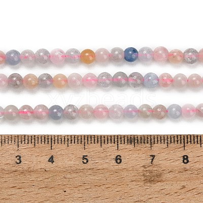 Natural Morganite Beads Strands GG-G476-4mm-01-1