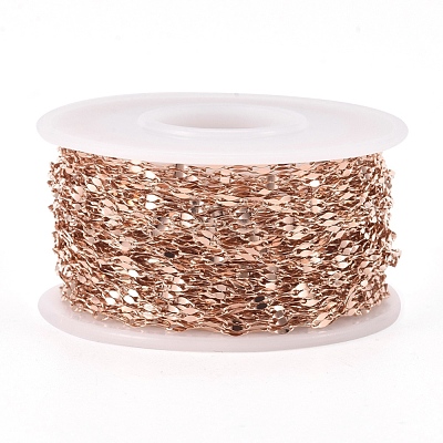 Ion Plating(IP) 304 Stainless Steel Dapped Chains CHS-D028-01RG-1