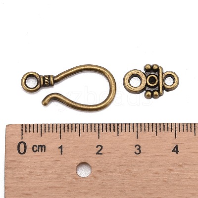 Tibetan Style Hook and Eye Clasps MLF1278Y-1