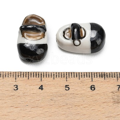 Handmade Porcelain Beads PORC-L084-06G-1