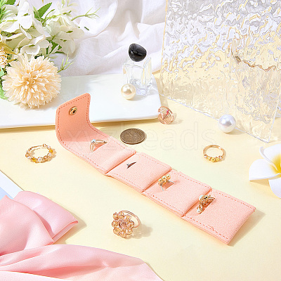 1Pc PU Leather Jewelry Rolls ABAG-CL0001-43B-1