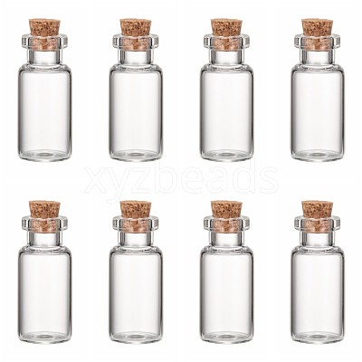 Glass Jar Glass Bottles AJEW-H004-3-1