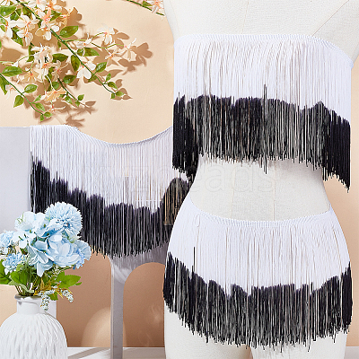 2M Two Tone Polyester Tassel Ribbon OCOR-FG0002-37C-1