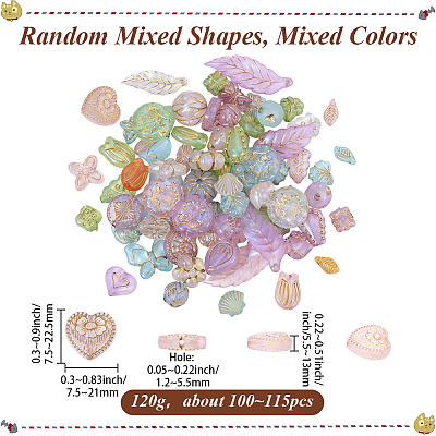 120g Transparent Acrylic Beads MACR-PA0001-72A-1