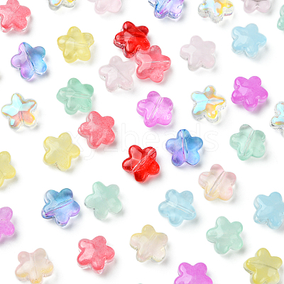 30Pcs Electroplate Glass Beads GLAA-FS0001-98-1