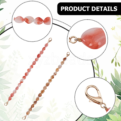 2Pcs 2 Colors Bag Chain Straps AJEW-BM0001-09-1