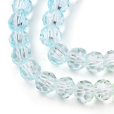 Transparent Glass Beads Strands X-GLAA-E036-07X-1