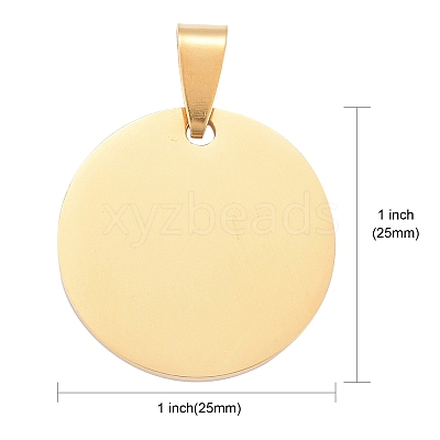 Ion Plating(IP) 304 Stainless Steel Pendants LS-STAS-I311-05A-G-1